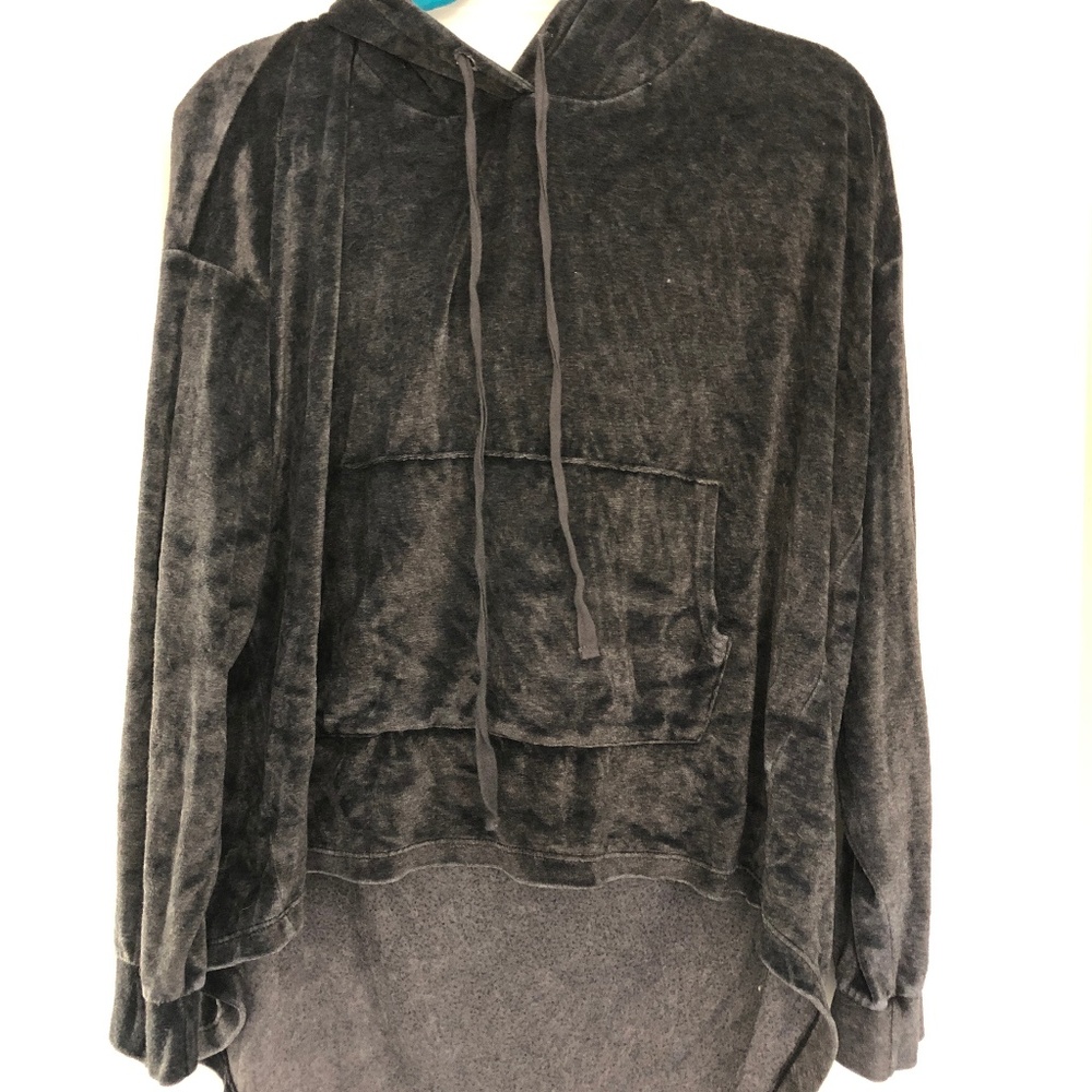 Peach Love Velvet Hoodie